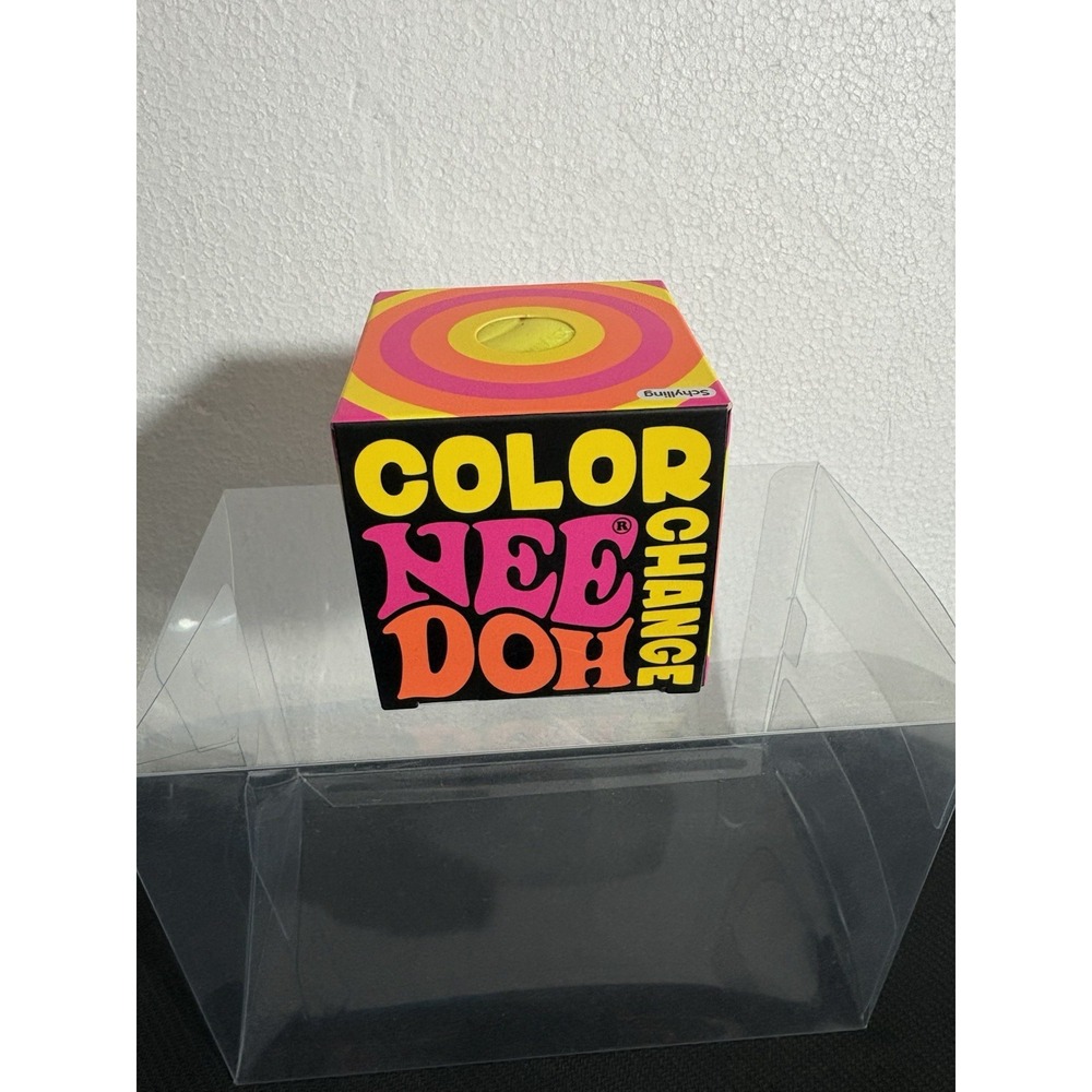 Schylling NeeDoh Color Change Ball Squishy Sensory Fidget Stress Toy Yellow